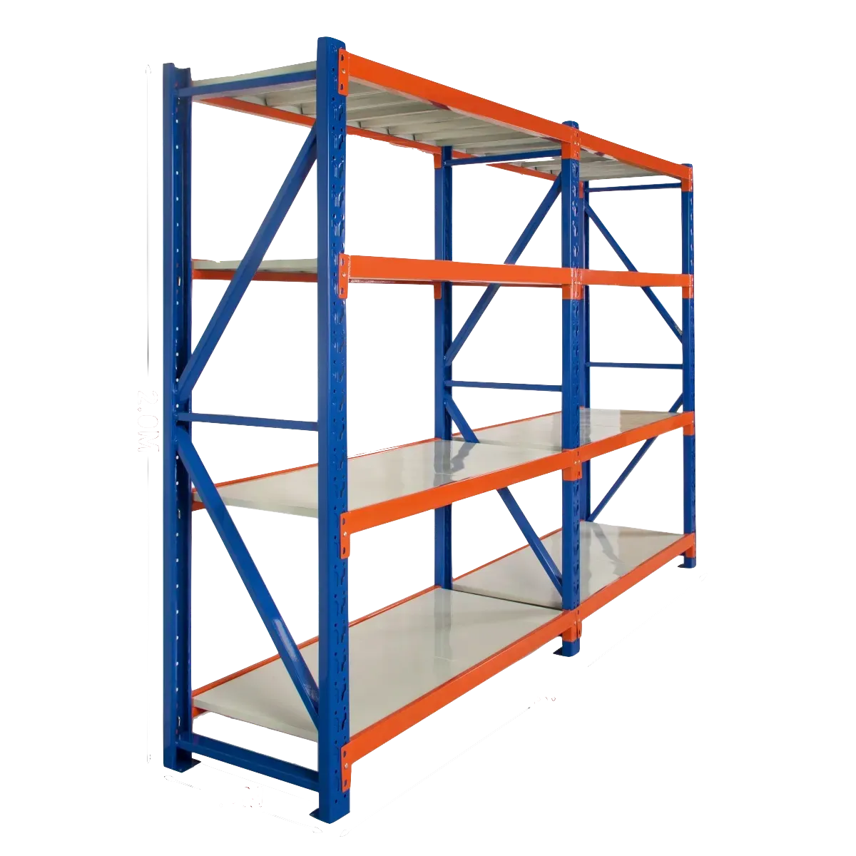 Home naranja azul 2 modulos frente